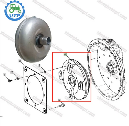 Torque Converter AT338741 AT501974 for John Deere 310J 310SJ 310K 310L 325J 410L
