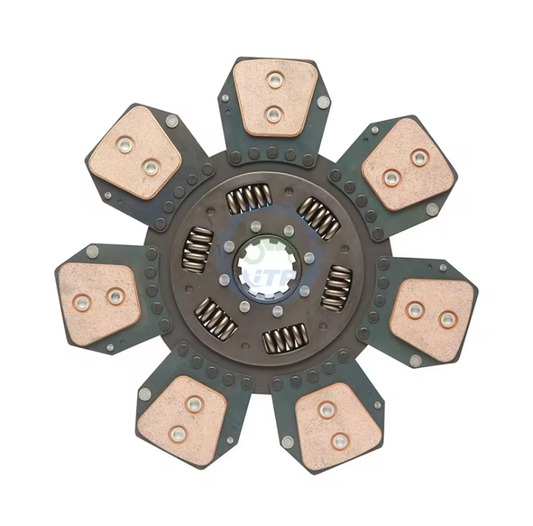 82011591 Clutch Disc 13 Inch, 7 Pad Metallic Fits Ford/New Holland Tractor TS100 TS110 TW10 8400 9000