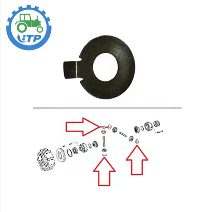 John Deere T210077 Thrust Washer for Differential Spider Gear